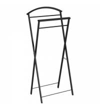 Вешалка-стойка костюмная "Контур", 980х440х310 мм, металл, черная, ВНП 367 Ч