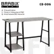 Стол на металлокаркасе BRABIX LOFT CD-006, 1200х500х730 мм, 2 полки, цвет дуб антик, 641225 главное фото в маленьком размере